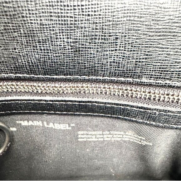 Off-White‎ Diagonal Stripe Flap Bag With Binder Clip Closure - Picture 5 of 12